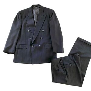Vintage Burberry Double Breasted Suit Set